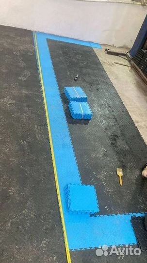 Напольное покрытие. Модульная плитка пвх