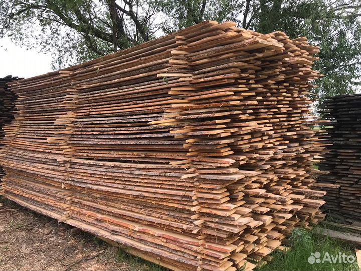 Пиломатериал необрезной