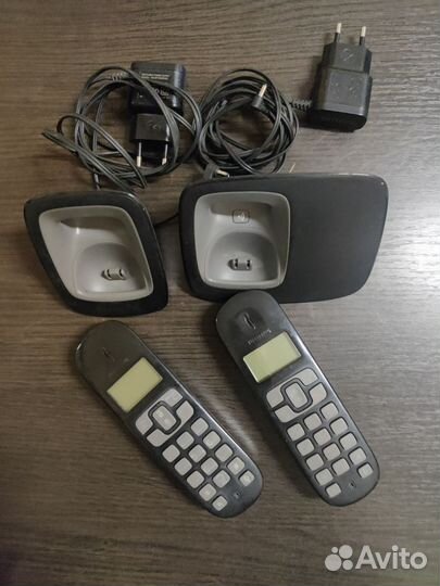 Телефон panasonic gigaset Phillips duo 2 трубки