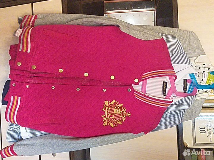 Школьная форма девочка рубашка брюки бомбер