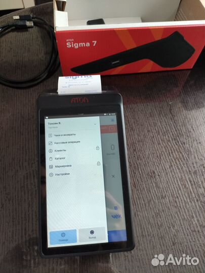Касса Онлайн Атол Sigma 7Ф