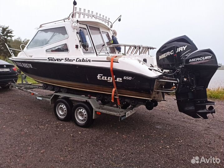 Катер Silver Eagle Star Cabin 650 (2011) + прицеп