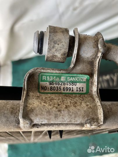 Оригинальный радиатор кондиционера пежо 206