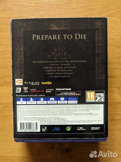 Dark souls trilogy PS4/PS5