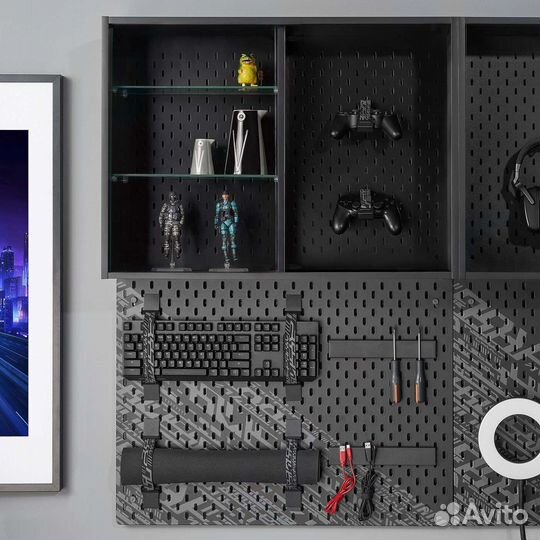 Панель для канцелярии 56/76 uppspel skadis черная