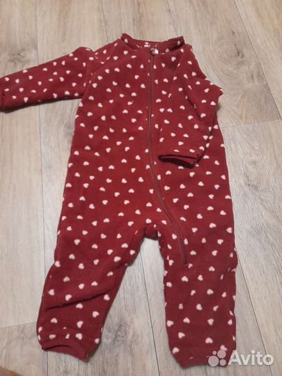 Флисовая поддева 80