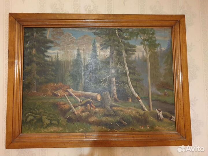 Картина маслом на холсте пейзаж