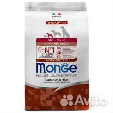 Сухой корм для собак Monge Monoprotein Монж монопр
