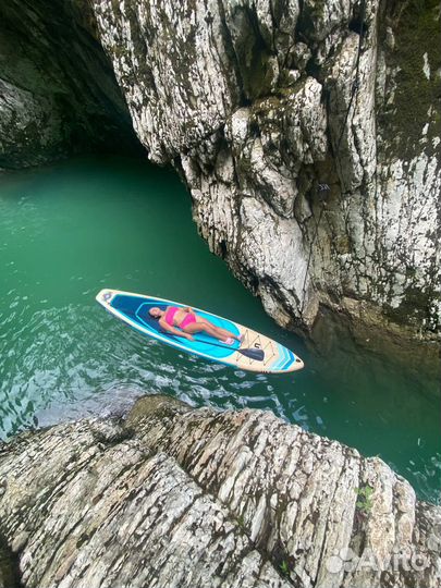Рассвет, закат, каньон на сап досках (sup boards)