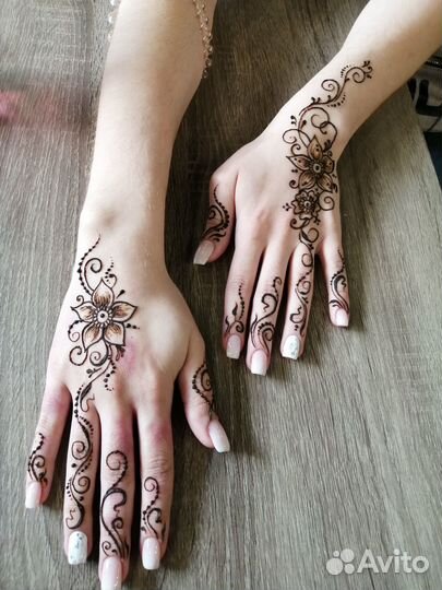 Мехенди, роспись тела, временные татуировки