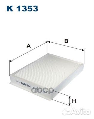 K 1353 фильтр салона MB W166 ML 3.5i 11 K1353