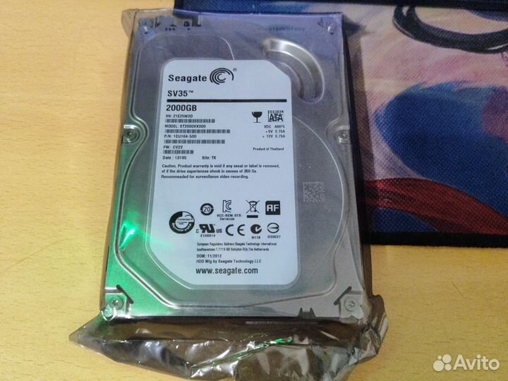 Жесткий диск 2000Gb Seagate barracuda ST2000DM001
