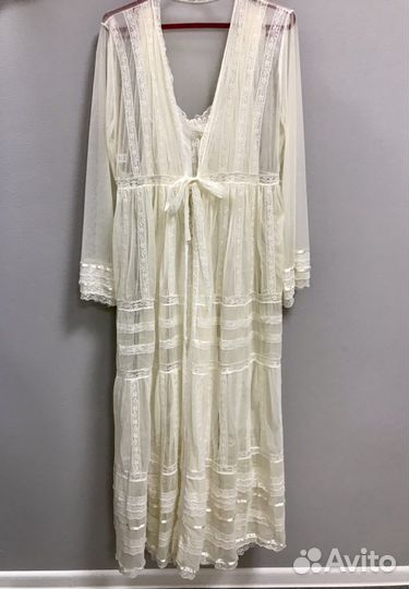 Свадебный пенюар и халат