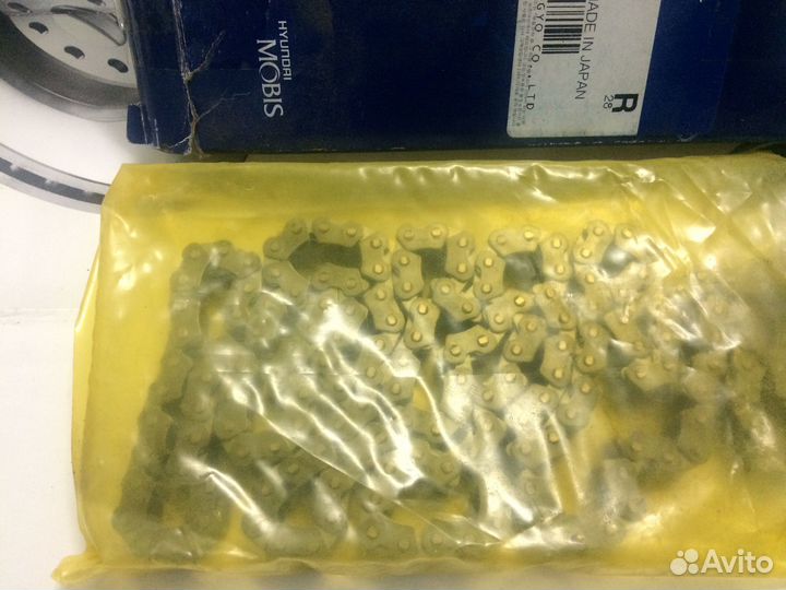 Цепь привода грм на hyundai KIA