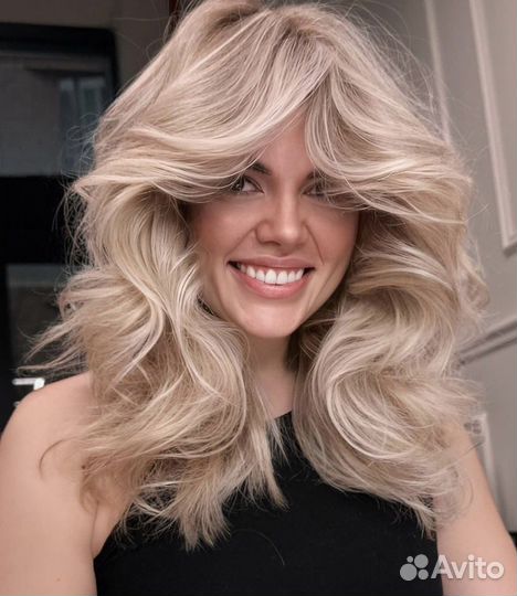 Модель на окрашивание волос