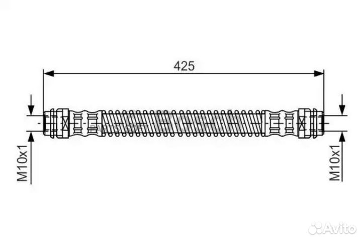 Bosch 1987476330 Тормозной шланг