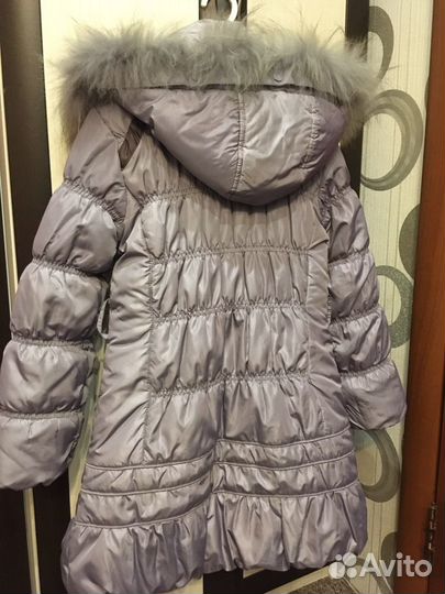 Зимняя куртка на девочку 134
