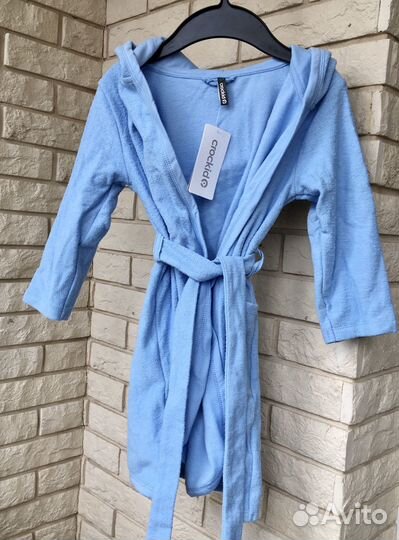 Халат новый детский Crockid для бассейна р.104