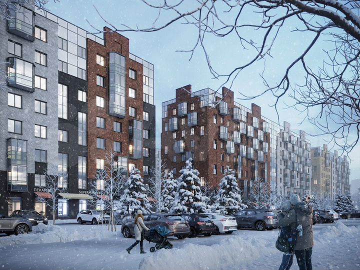 Квартира-студия, 27,4 м², 9/9 эт.