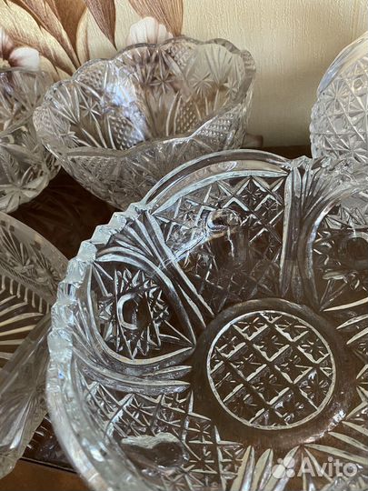 Хрустальные вазочки
