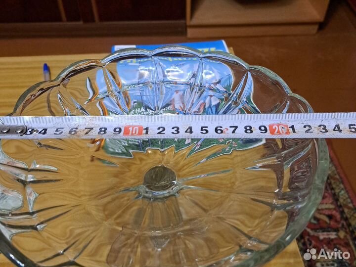 Ваза для фруктов на ножке СССР