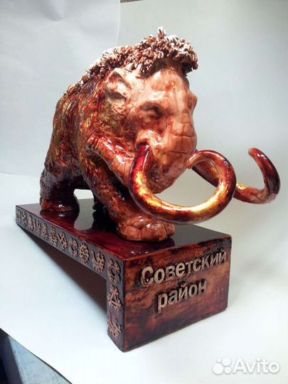 Сувенир мамонт, глухарь, медведь