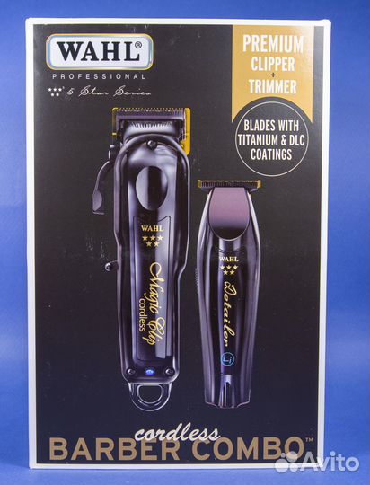 Набор из Wahl Black Magic Clip & Black Detailer Li