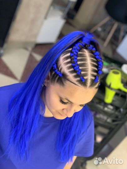 Афрокосички Брейды с канекалоном Зизи