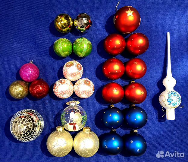 Распродажа ёлочных шаров 26 шт