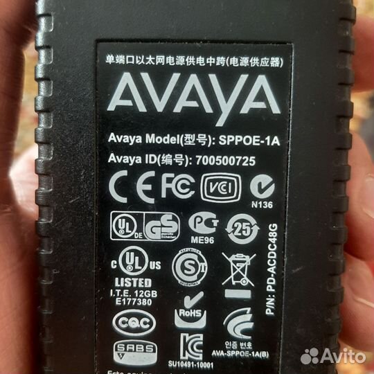 POE инжектор Avaya sppoe-1A