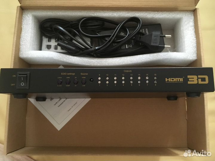 Hdmi сплиттер (разветвитель)