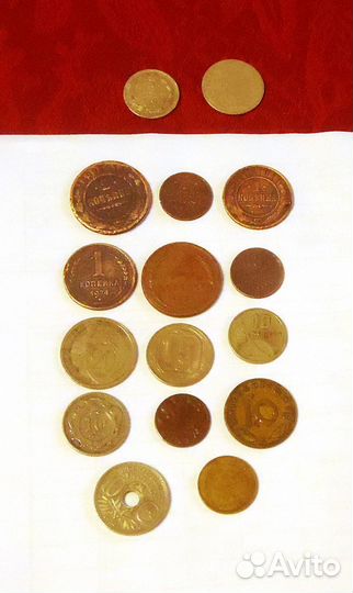 Монеты старые Империя, СССР, Европа