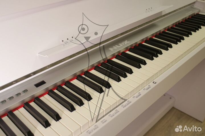Электронное пианино белое (комплект)
