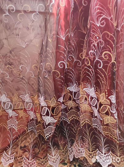 Тюль органза новая цена за 6 м