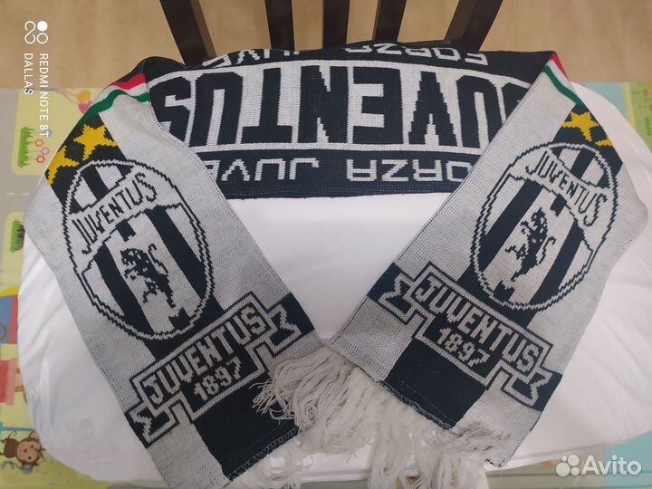 Футбольный шарф Ювентус