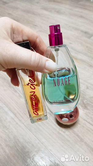 Духи разные остатки пакетом