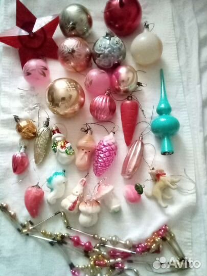 Ёлочные игрушки СССР