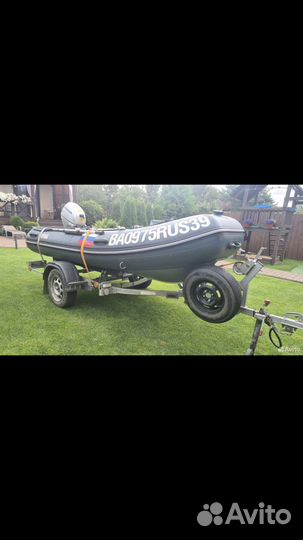 RIB brig 360 Falcone + Honda BF20+прицеп
