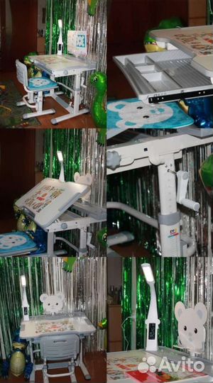 Растущая парта и стул