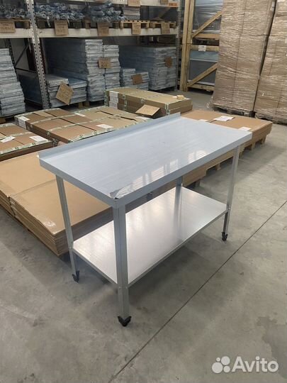 Стол пристенный нержавейка 120х60