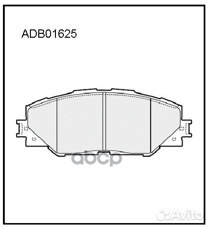 Колодки торм. pontiac RAV-4 III 02/06- ADB0162