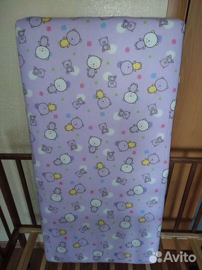 Продам детский матрас с кроваткой