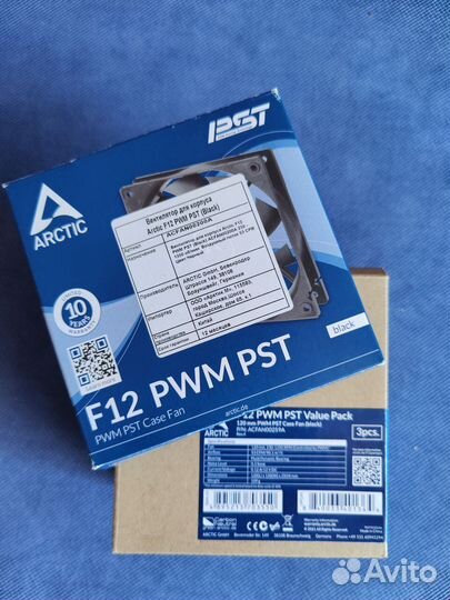 Вентиляторы Arctic F12 PWM PST