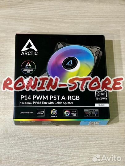 Вентилятор Arctic P14 PWM PST A-RGB Black