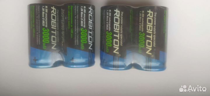 Аккумуляторные батарейки 3000mAh, 1.2B