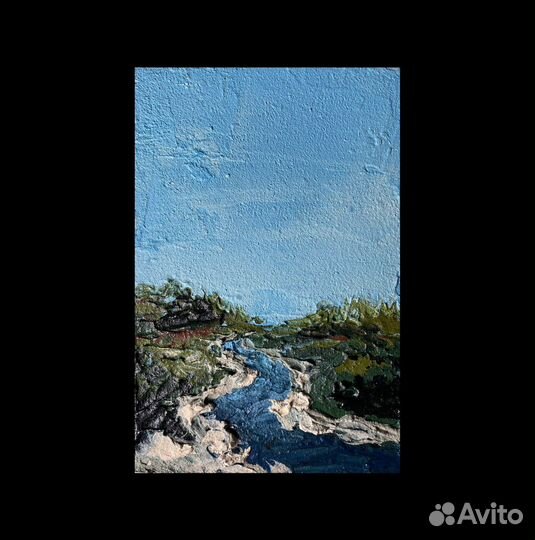 Картина для интерьера пейзаж текстурный