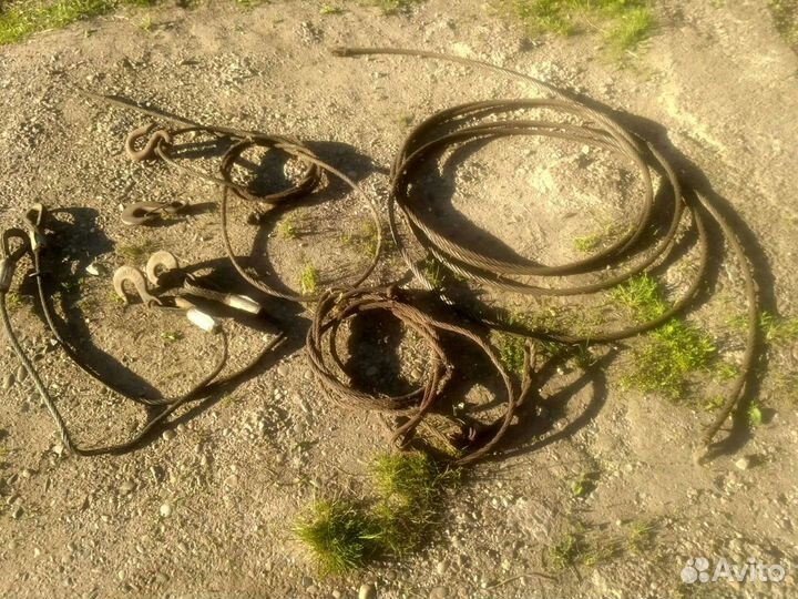 Трос, стропы,крюки