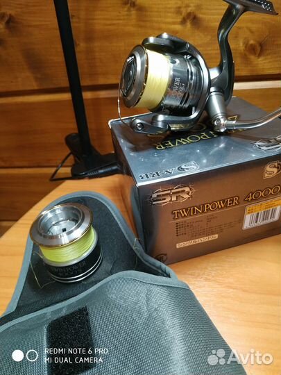 Катушка Shimano 08 Twin Power 4000S + шпуля 4000XG