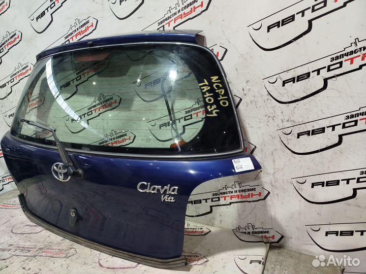 Дверь задняя toyota vitz yaris NCP10 NCP13 NCP15 SCP10 SCP13 6700552010 синий, 8K8 TA1034