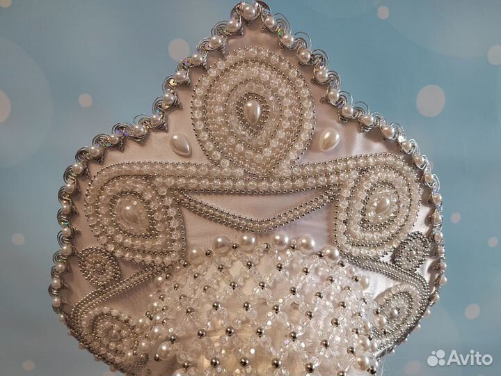 Кокошник Снегурочки 